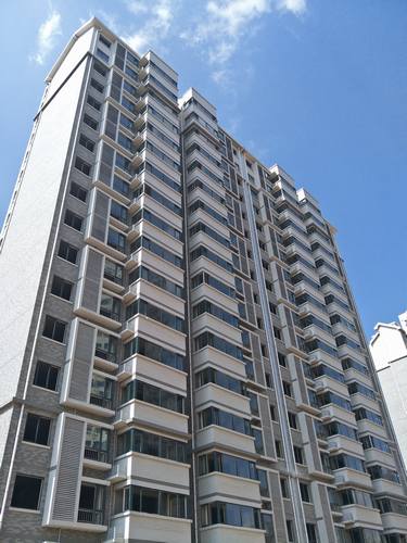 銅煤一號(hào)住宅小區(qū)牡丹園1#、2#、3#樓順利交工