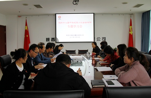 大秦置業(yè)公司迅速掀起學(xué)習(xí)貫徹十八屆中央紀(jì)委八次全會精神熱潮