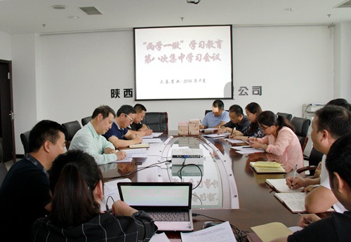 大秦置業(yè)公司 ：“三個(gè)三”引領(lǐng)“兩學(xué)一做”學(xué)習(xí)教育常態(tài)化制度化  蓄力“雙特百億”勇?tīng)?zhēng)先