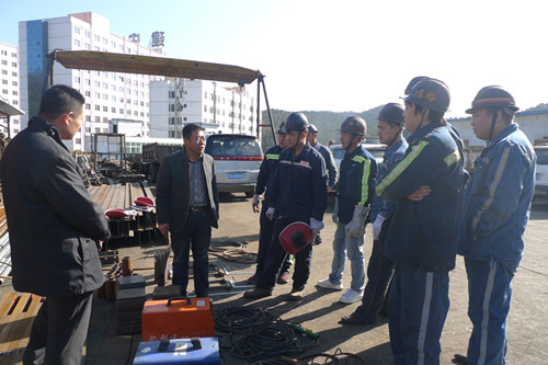 機(jī)電安裝公司建北項(xiàng)目部做好冬季安全管理促施工