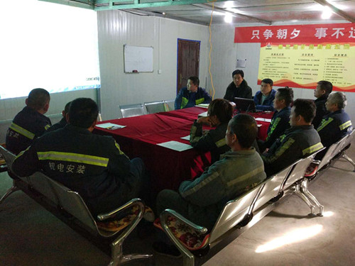 機(jī)電安裝公司：嚴(yán)細(xì)結(jié)合，全力沖刺全年安全生產(chǎn)目標(biāo)