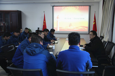 建設(shè)集團宣傳團成員深入漢中分公司深入宣講十九大精神