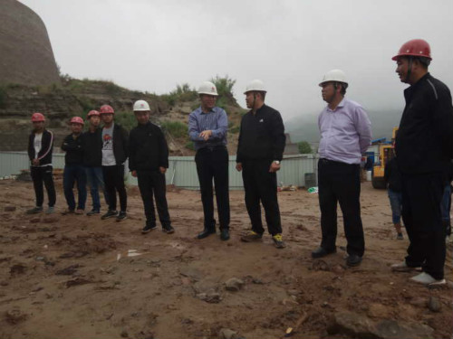 劉合理帶隊(duì)檢查漢中分公司吳堡橫溝溫泉項(xiàng)目