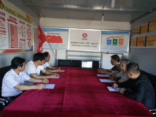 陜煤建設洗選煤運營分公司安裝第三項目部用考核倒逼安全工作落到實處