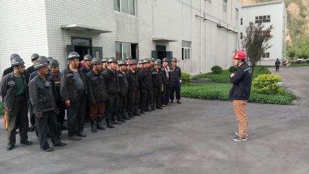 陜煤建設天工公司瑞能礦建項目部“六小”推進班組建設