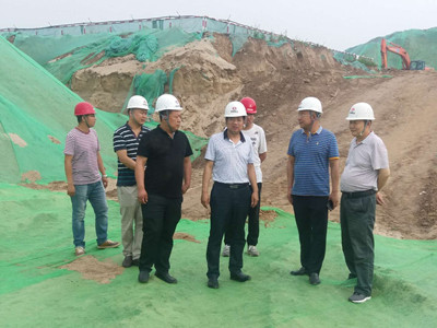 贠公法深入陜煤建設咸陽分公司施工現(xiàn)場檢查指導工作