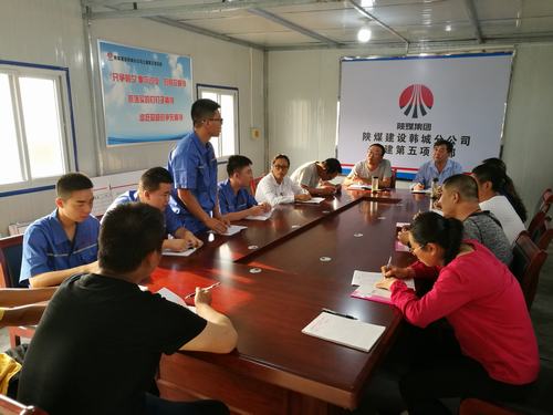 陜煤建設韓城分公司土建五項目部“三道菜”迎接新入職大學生