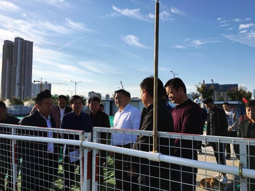 渭南市副市長郭柱國深入陜煤建設澄合分公司渭南片區(qū)施工現(xiàn)場檢查指導工作