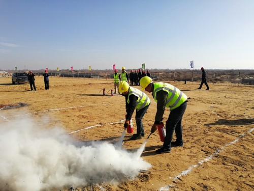 陜煤建設(shè)銅煤公司各項(xiàng)目部開展消防應(yīng)急救援演練提升安全管控意識