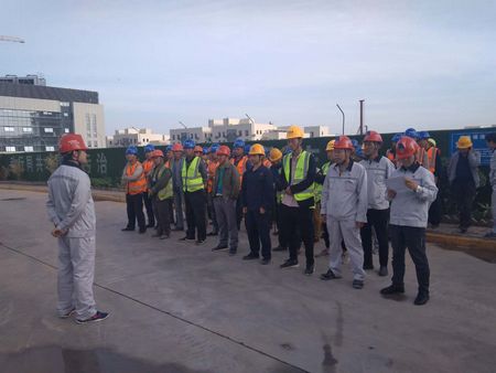 陜煤建設天工公司十五項目部“安全生產(chǎn)月”活動氛圍濃