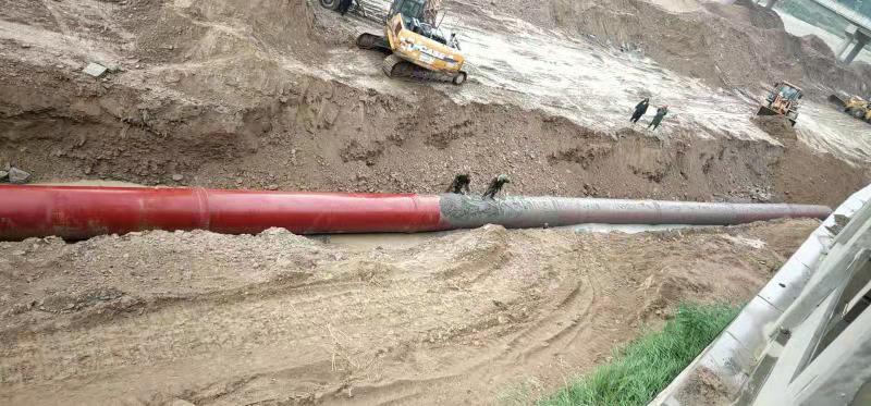 好消息！綏德縣污水管網(wǎng)工程主管道全線貫通