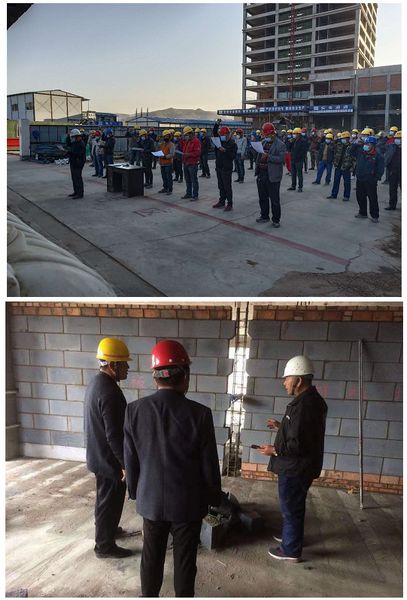 天工公司承建的神木杏花園辦公、公寓樓工程安全先行保質(zhì)量