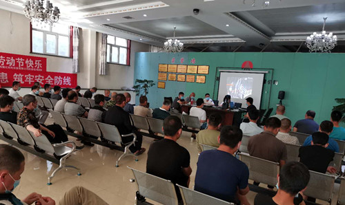 陜煤建設(shè)機電安裝公司檸條塔項目部：助力生產(chǎn)，安全護航