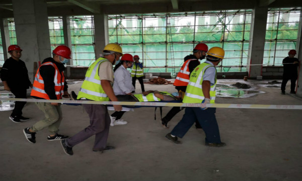 陜煤建設(shè)漢中分公司持之以恒 抓好應(yīng)急演練活動(dòng)