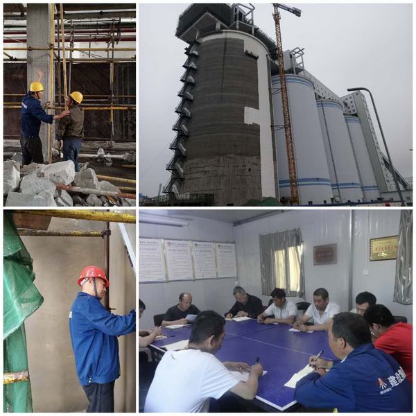 陜煤建設天工公司土建四部挑燈夜戰(zhàn)搶進度  加班加點趕工期