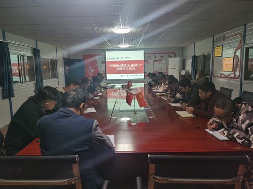 陜煤建設(shè)銅煤公司第一項(xiàng)目部黨支部組織開展“愛國情?強(qiáng)國志?報(bào)國行”主題黨日活動(dòng)