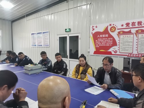 陜煤建設(shè)洗選煤運營公司安裝第五項目部:強(qiáng)化教育培訓(xùn) 安全牢記心中