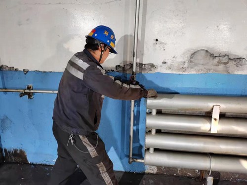 陜煤建設洗選煤運營公司紅柳林洗煤廠項目部: 防寒防凍，以“動”制“凍”