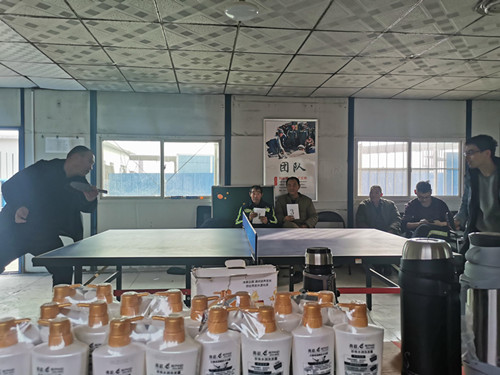 陜煤建設機電安裝公司舉辦迎元旦乒乓球比賽