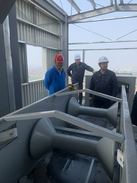 中央儲備糧新建項(xiàng)目領(lǐng)導(dǎo)小組組長、副總經(jīng)理王錄印蒞臨中儲糧項(xiàng)目部檢查指導(dǎo)工作