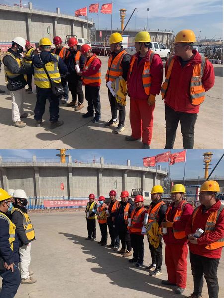 陜煤建設(shè)天工公司土建十七部“安全禮包”縱深安全文明施工