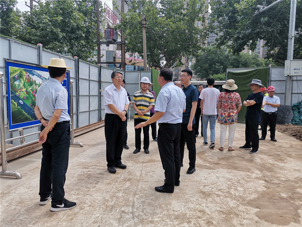 咸陽市人大副主任薛沛蒞臨咸陽市城市停車場BOT項目調(diào)研