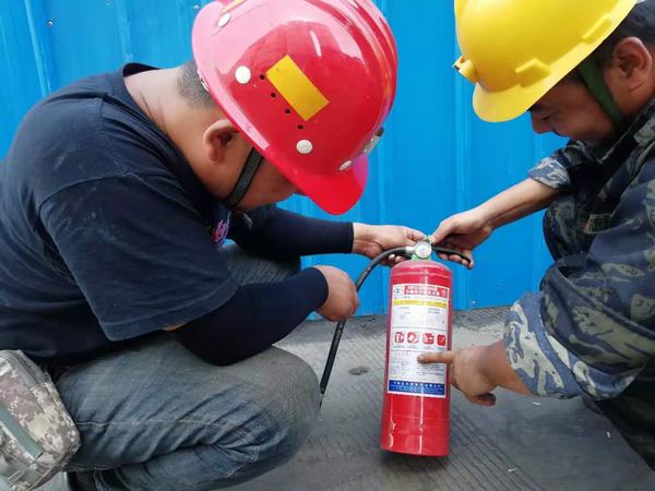 陜煤建設韓城分公司安裝第四項目部：生產再忙 安全不忘