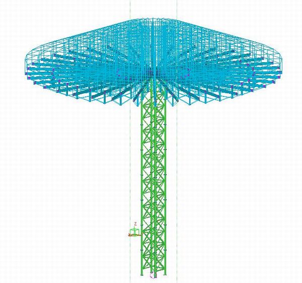 陜煤建設(shè)銅煤公司施工的四川中儲(chǔ)糧超規(guī)模危險(xiǎn)性較大工程淺圓倉(cāng)鋼桁架高支撐體系施工順利實(shí)施