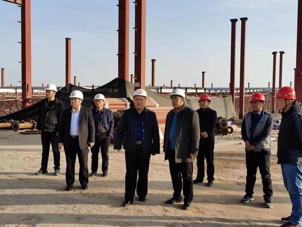 寧興剛、王寧一行深入陜煤建設澄合分公司南京金龍項目檢查指導工作