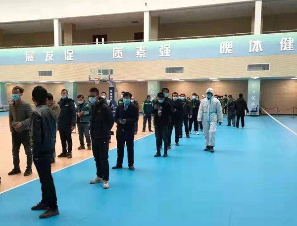 陜煤建設機電安裝公司全員同心密織防疫“安全網”