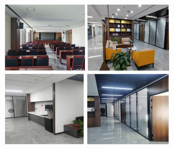 陜煤建設(shè)榆林公司承建的榆林能源化工投資有限公司辦公新址裝飾裝修工程順利移交入住