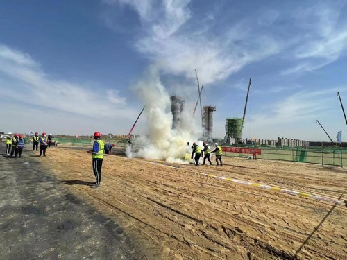 陜煤建設(shè)路橋分公司：擰緊假期“安全閥”，應(yīng)急演練促安全