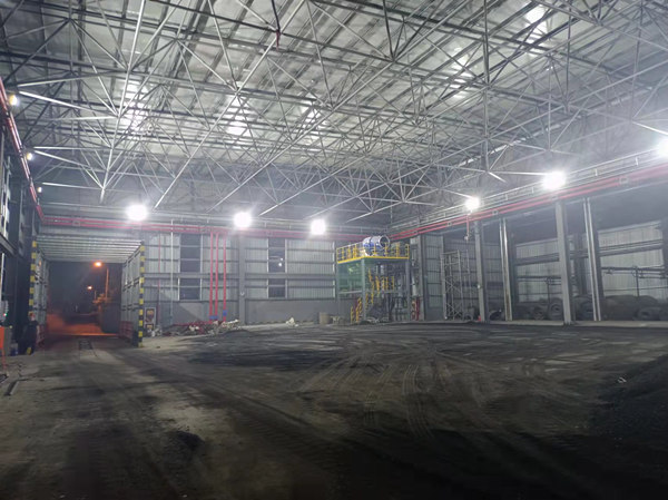 陜煤建設(shè)漢中分公司承建的中和料場(chǎng)焦炭地倉(cāng)封閉項(xiàng)目順利通過(guò)驗(yàn)收