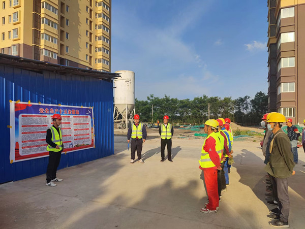 陜煤建設咸陽分公司第五項目部多舉措開展安全生產(chǎn)活動