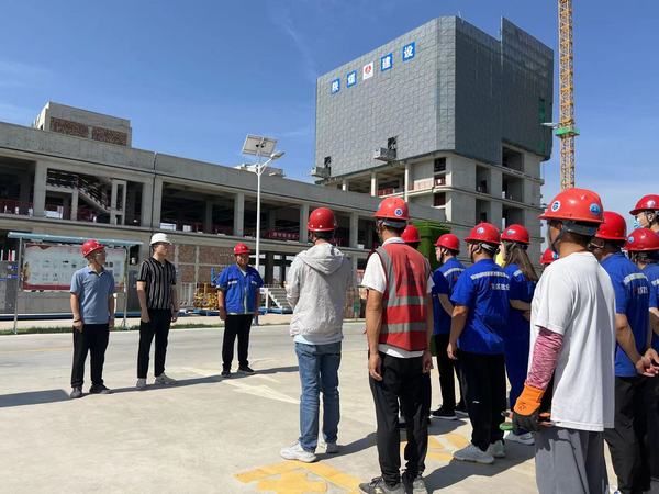 陜煤建設(shè)澄合分公司十一項目部北斗項目聯(lián)合防汛演練