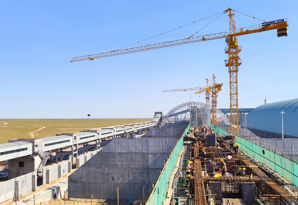 陜煤建設(shè)洗選煤運(yùn)營(yíng)公司第七項(xiàng)目部：中秋不停工，現(xiàn)場(chǎng)戰(zhàn)正酣