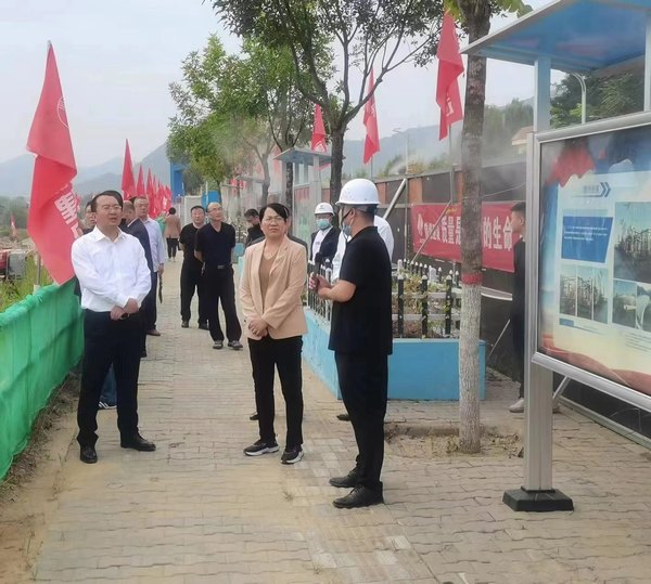 綏德縣委常委、副縣長(zhǎng)苗立群一行蒞臨綏德縣第二凈水廠項(xiàng)目檢查指導(dǎo)工作