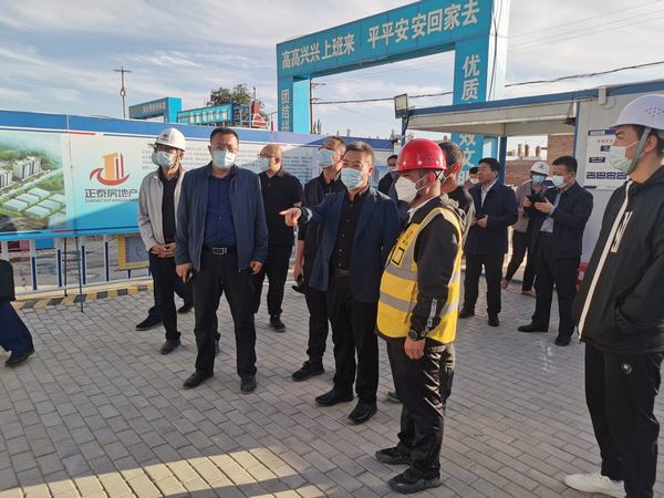鄂托克旗旗委副書記、政府旗長(zhǎng)王國泉一行蒞臨陜煤建設(shè)內(nèi)蒙古分公司第二項(xiàng)目部檢查指導(dǎo)工作