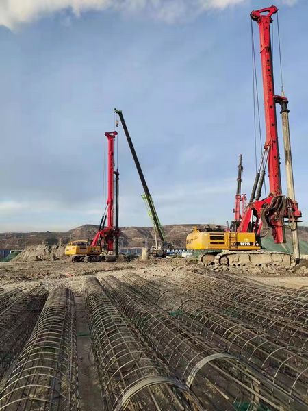 陜煤建設(shè)天工公司提前順利完成神木固廢資源綜合利用項(xiàng)目粉煤灰儲存?zhèn)}樁基工程