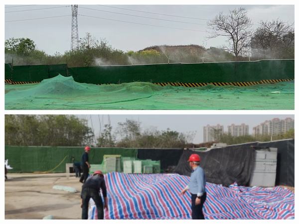 陜煤建設(shè)韓城分公司土一項(xiàng)目部問診“揚(yáng)塵治理” 現(xiàn)場(chǎng)“把脈開方”