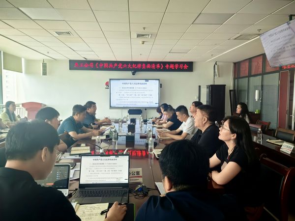 陜煤建設(shè)天工公司：推動黨紀學習教育走深走實