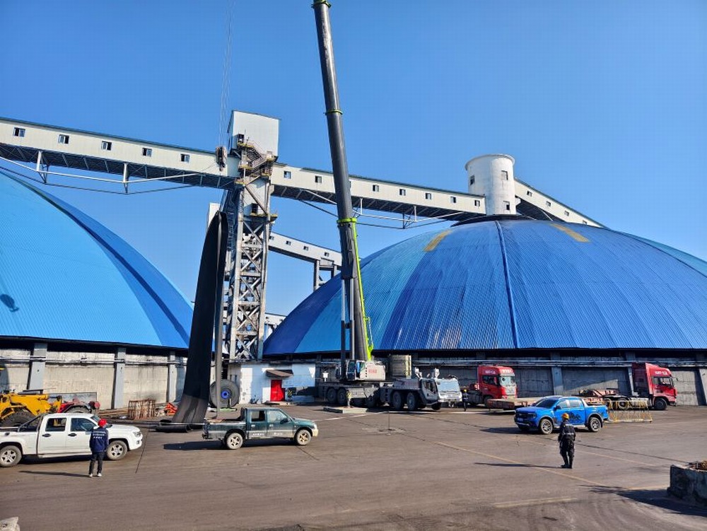 陜煤建設(shè)洗選煤運營公司第三項目部：風(fēng)雨無阻保生產(chǎn)，103 膠帶機更換帶面工程紀實