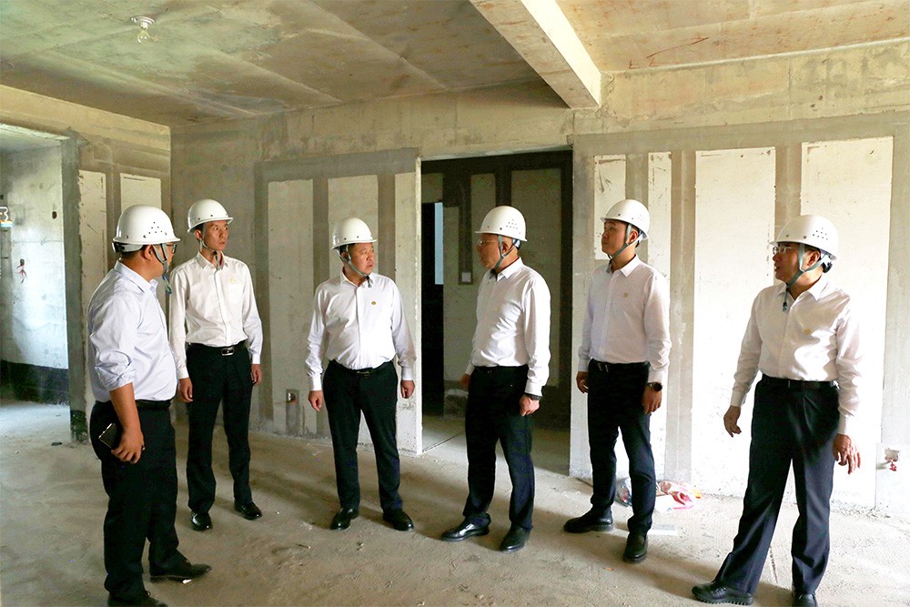 趙敬凱到陜煤建設(shè)天工公司調(diào)研指導工作