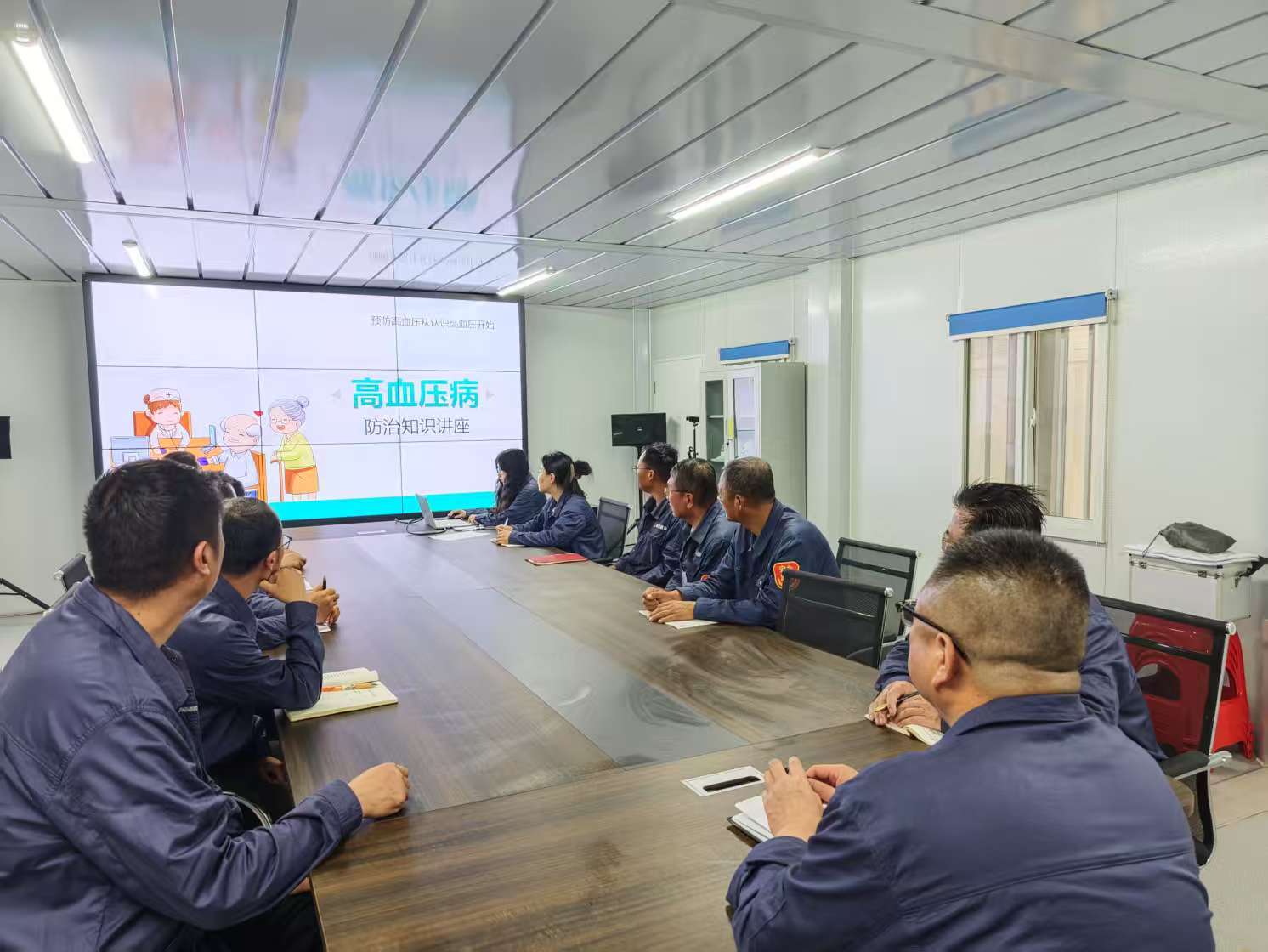 陜煤建設(shè)韓城分公司土建四項(xiàng)目部同筑健康防線，共守職工美好明天