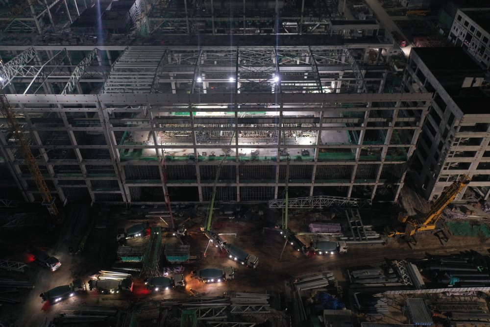 1800m3、21小時 見證陜煤建設(shè)黃陵電廠主廠房項目汽輪機建設(shè)新突破